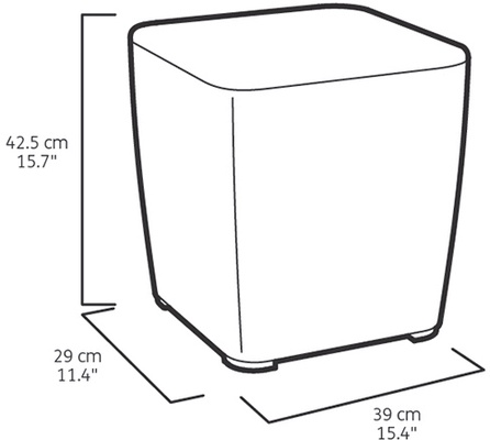Conjunto terraza Iowa Balcony gris